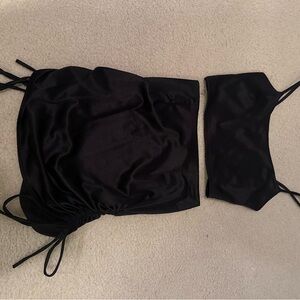 Windsor Black Mini Dress Set